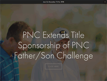 Tablet Screenshot of pncfathersonchallenge.com